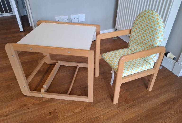 Wooden Kids Chair and Table – Good Condition