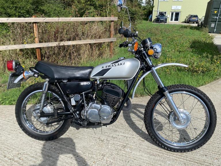 KAWASAKI 350 BIGHORN F9, 1975, CRACKING JAPANESE TWO STROKE, RARE TRIALS CLASSIC
