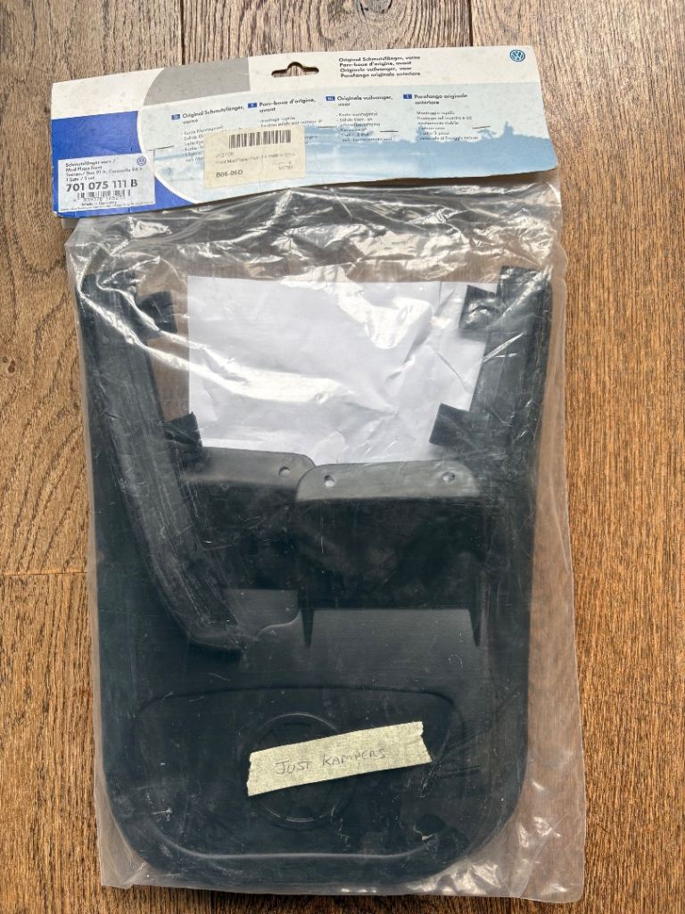 Genuine VW Mud Flaps front