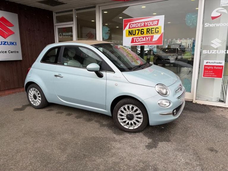 2023 Fiat 500 1.0 Mild Hybrid Dolcevita [Part Leather] 2dr CONVERTIBLE PETROL Manual
