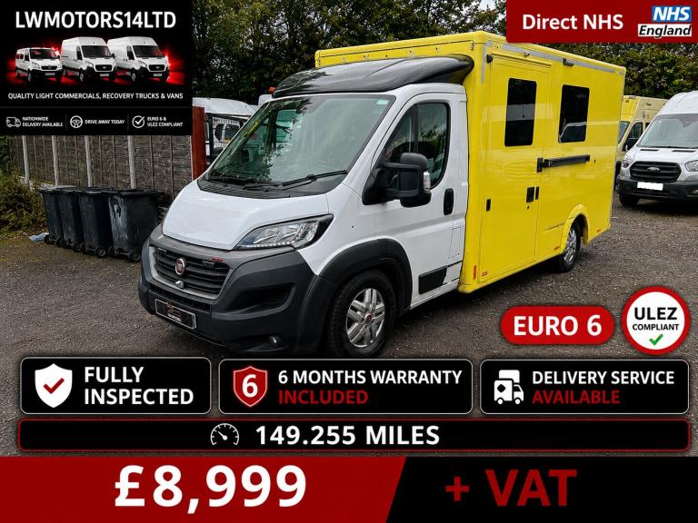 FIAT DUCATO 40 MULTIJET II DIRECT EX AMBULANCE SERIVICS 2020 20 REG