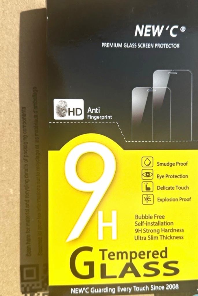 NEW'C Tempered Glass Screen Protector - New
