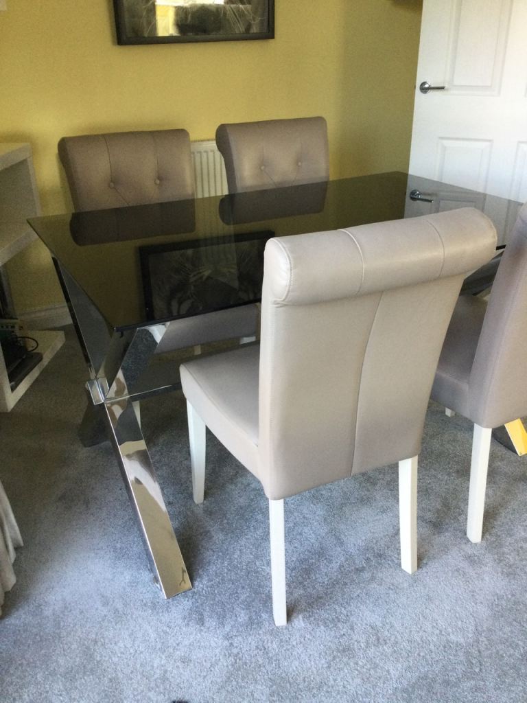 Dining room table and chairs