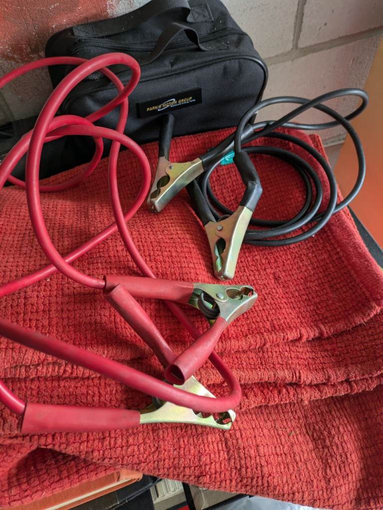 car battery jump leads