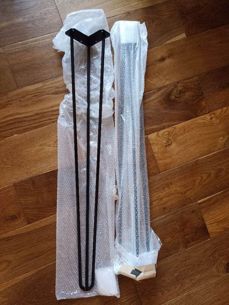 900mm Steel Table / Desk / Bench Legs – Industrial Style (Pair) – New