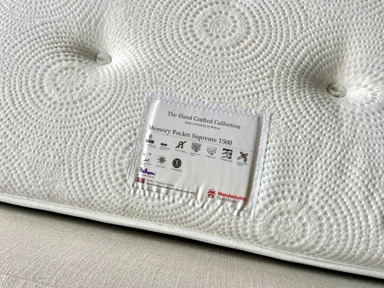 150x200 cm hybrid memory and pocket springs mattress 