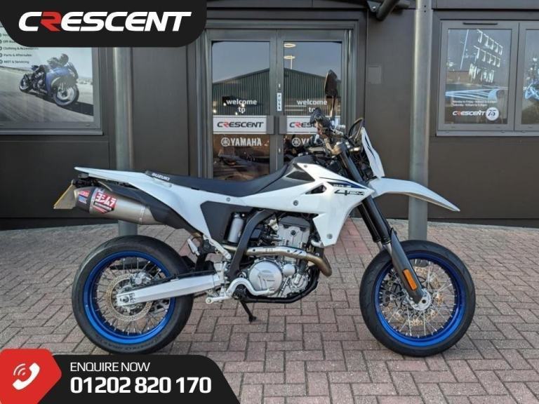 SUZUKI DR-Z4SM DRZ400SM 2025 - FULL YOSHIMURA EXHAUST SYSTEM - TAIL TIDY - FSH
