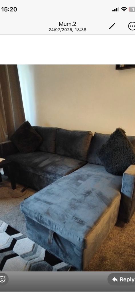 L shaped sofa