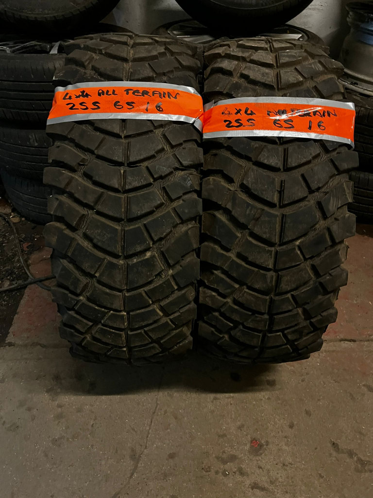 255 65 16 4X4 AllTerain ONlY £80 fitted and balanced open 7 days a week