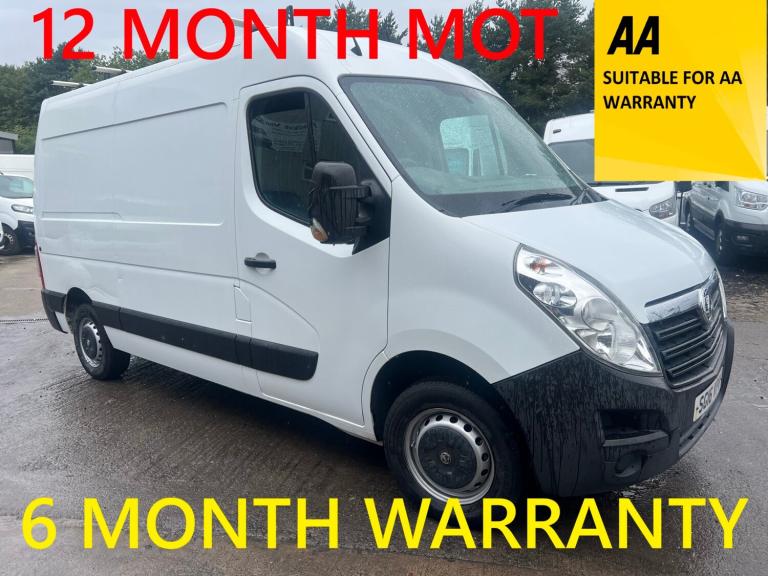 2016 Vauxhall Movano 2.3 CDTI H2 Van 125ps PANEL VAN Diesel Manual