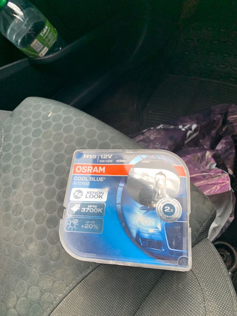 Osram cool blue xenon headlight bulbs