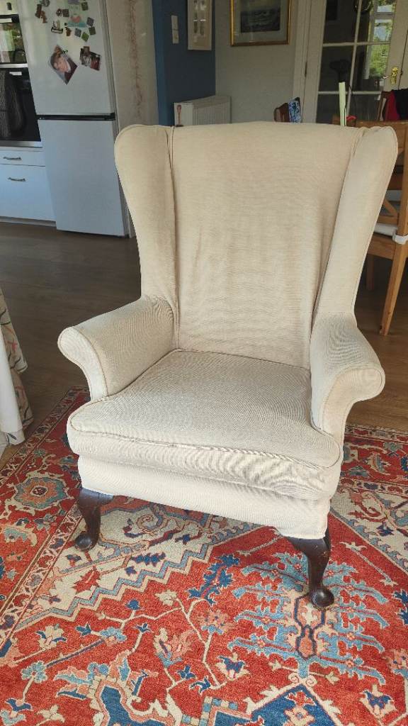 Vintage Parker Knoll Wingback Armchair - Fair Condition