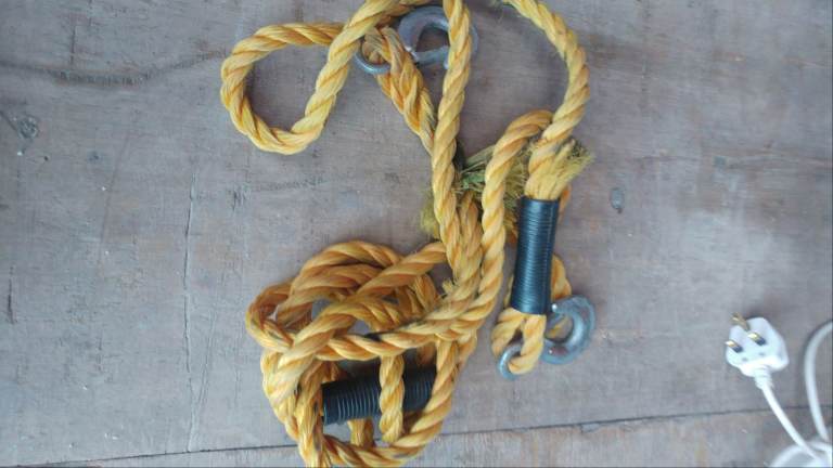 Tow rope hook ends