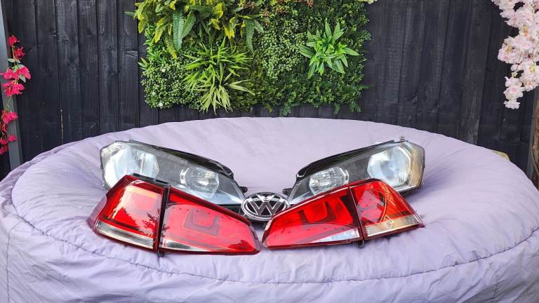 Mk7 golf headlights, rearlights and grill.