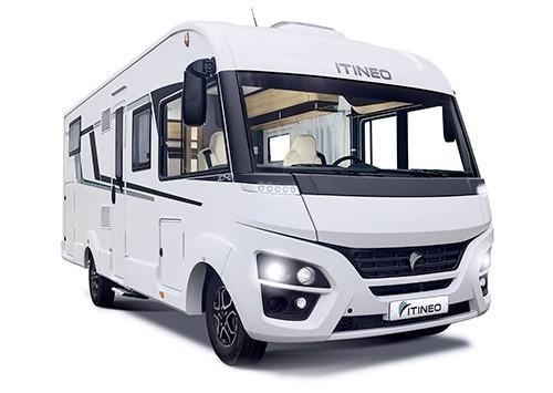 Rapido Iteneo JC740, 7.42m long, A Class, Twin Fixed Beds, 