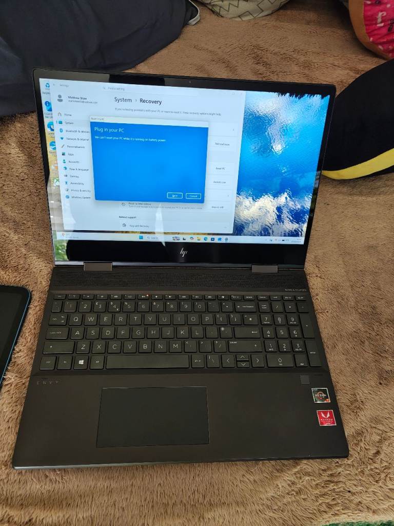 HP Envy x360 2 in 1 laptop 