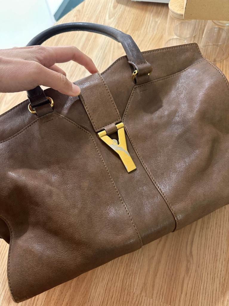 Vintage YSL leather bag 