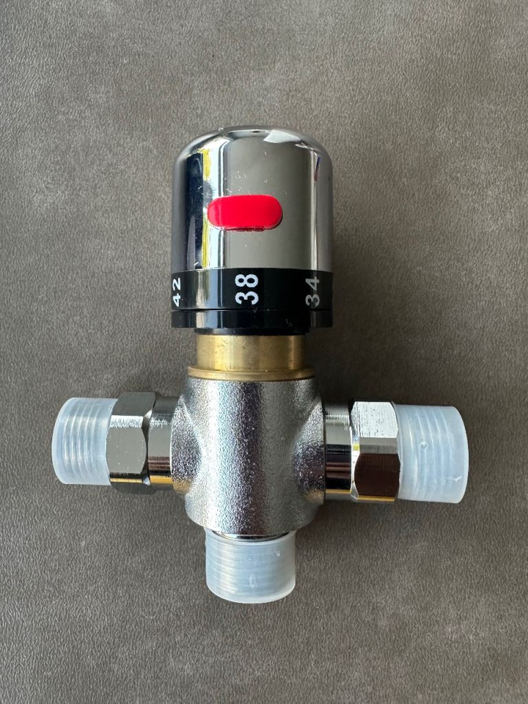 3 way thermostatic mixing valve