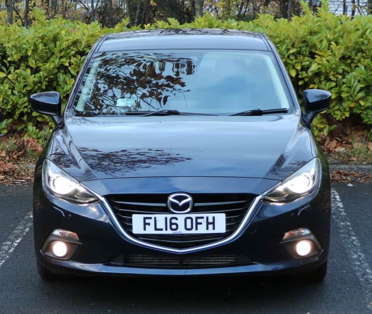 2016, MAZDA 3, Manual Gearbox, 2184 Diesel Engine, 4 Doors, Blue, Sport spec, Euro 6, ULEZ Compliant
