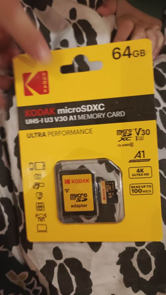 KODAK MICRO SD CARD 64GB Class10 SDHC SDXC for PHONE DASH CAM 100MB/S Universal