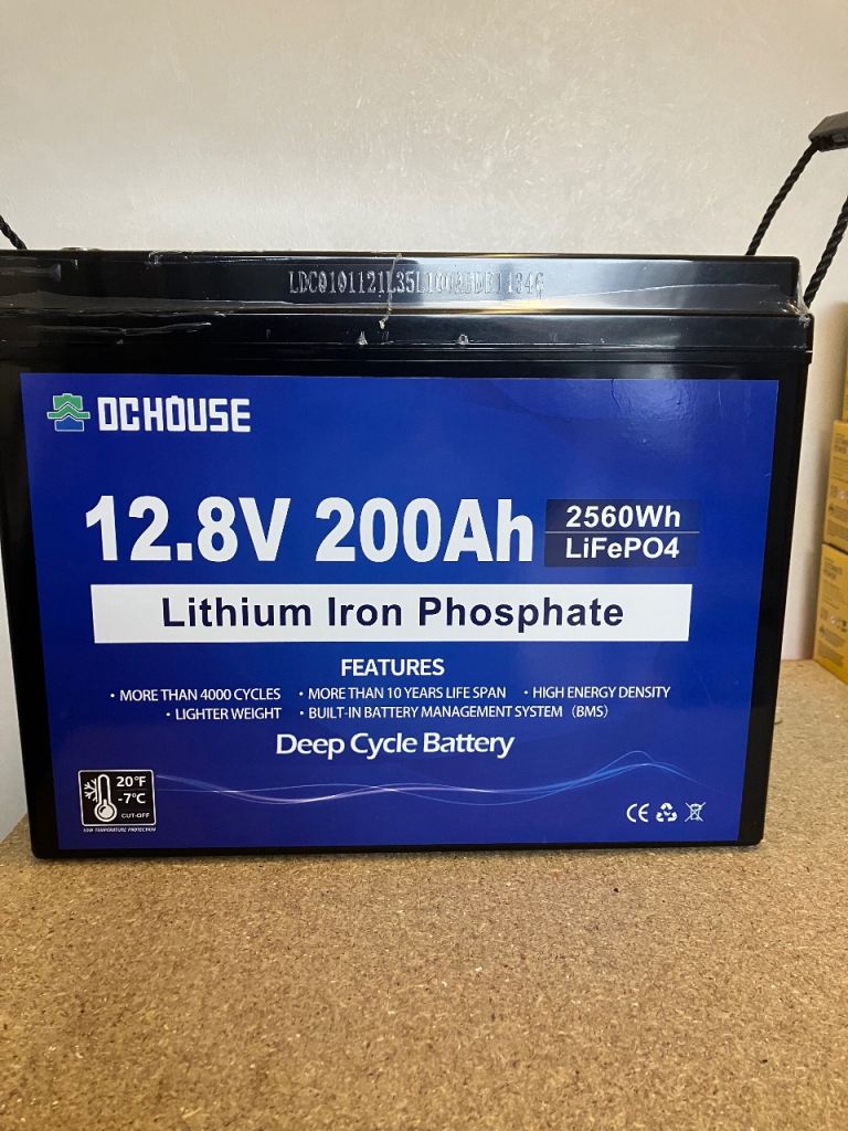 Motorhome lithium leisure battery