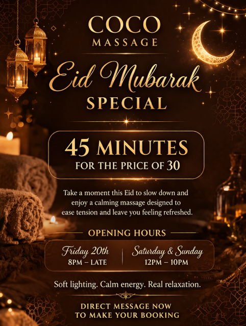 Coco-lavender Relaxing Swedish Massage 