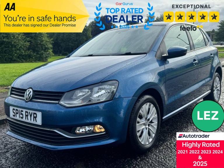 2015 Volkswagen Polo 1.0 BlueMotion Tech SE Hatchback 5dr Petrol Manual Euro 6 (s/s) (60 ps) Hatc...