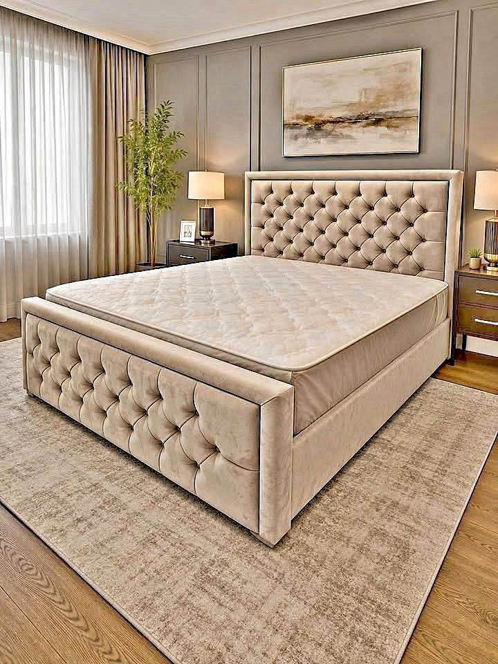 Heaven Beds !! Brand New Double Size Mink Color Heaven Bed For Sale ~ Fast Delivery