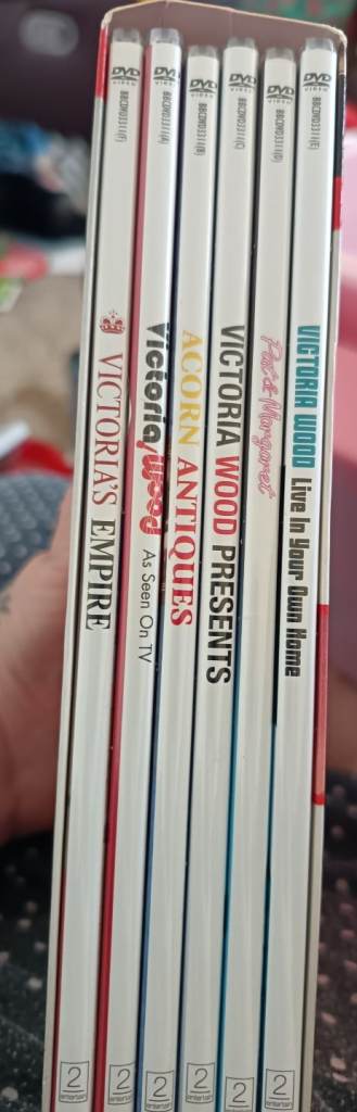 A 6 dvd collection set of victoria woods only watched once