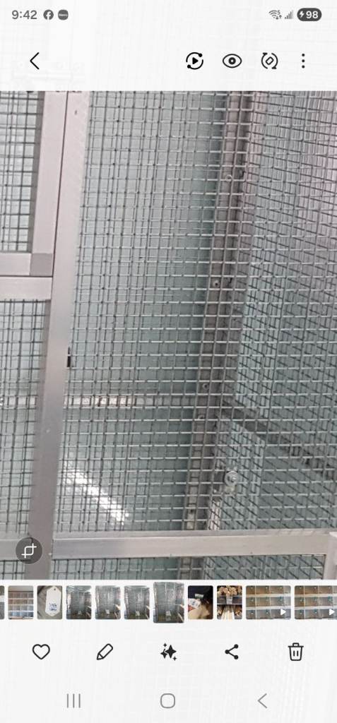 Birds aviary Aluminium made 