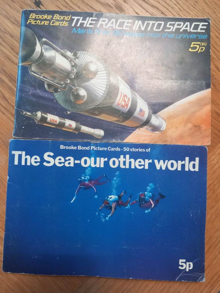 Brooke Bond Picture Cards - Race Into Space & Sea Our Other World