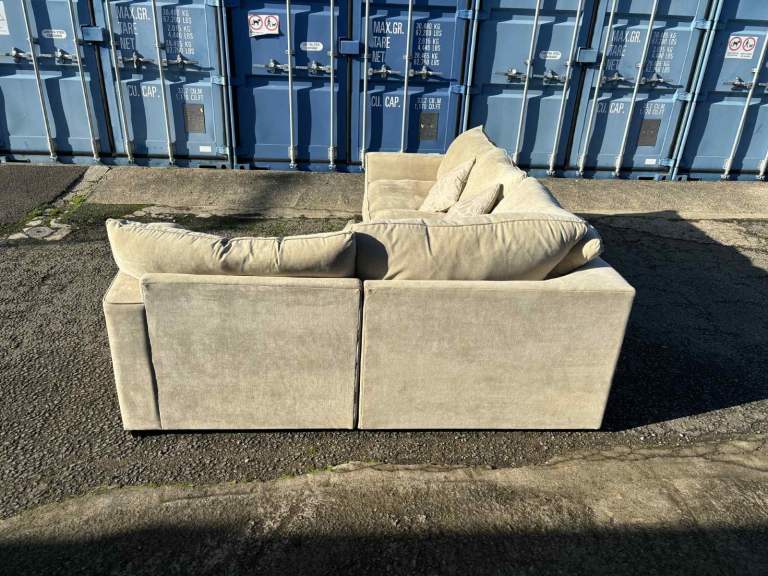 Large beige corner sofa DELIVERY AVAILABLE!