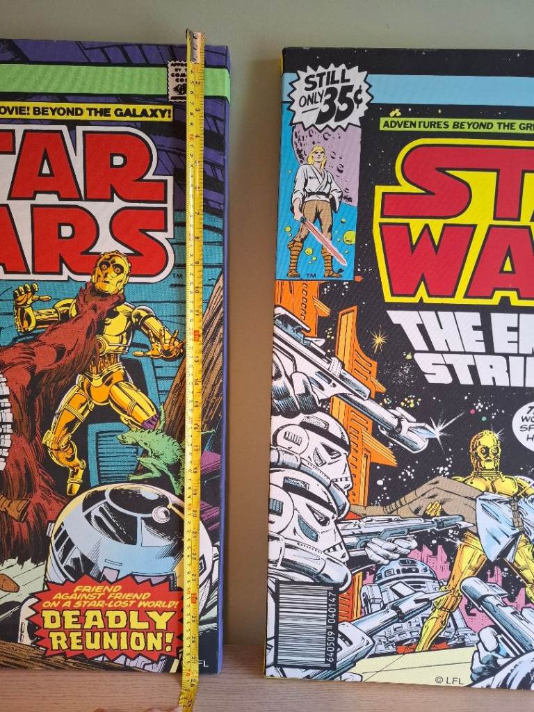 Star Wars Canvas Pictures x2 £5 each