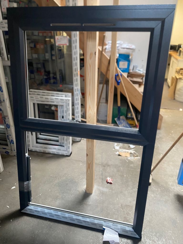  Brand new upvc pvc Anthracite window