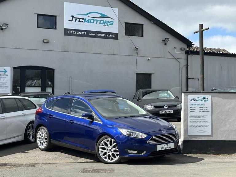 FORD FOCUS 1.5 TDCi 120 Titanium X 5dr Man, diesel, blue + Â?20 road tax 2015