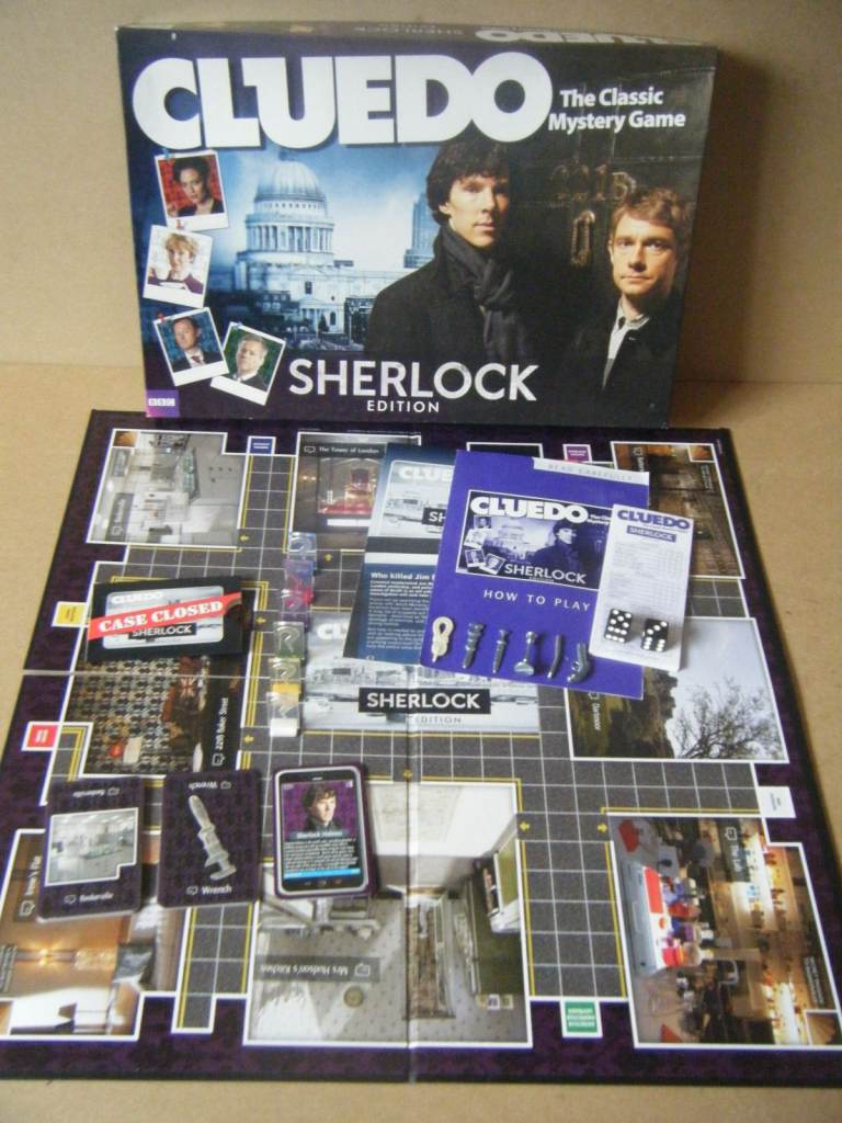 Collectable (CLUEDO SHERLOCK EDITION) board game. By Hasbro 2012. Complete.