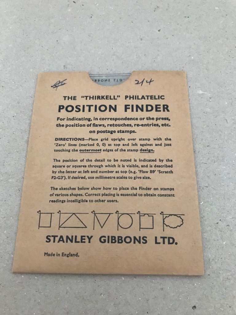 Thirkell Philatelic Stamp Position Finder by Stanley Gibbons Ltd