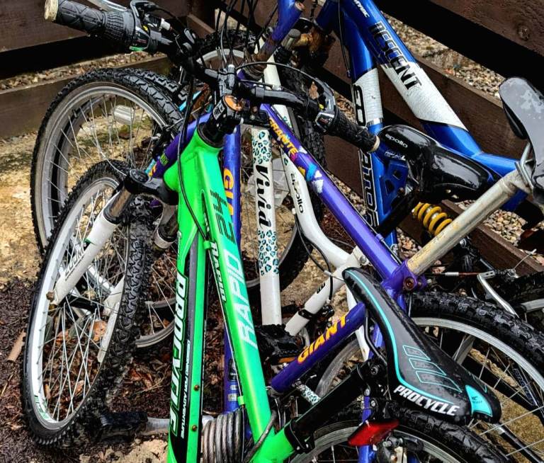 4 bikes