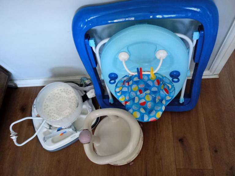 Blue Baby Walker in Good Condition