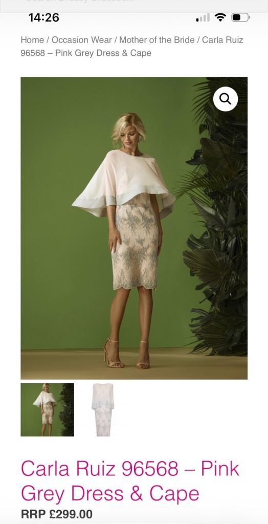Mother of the bride/groom dress