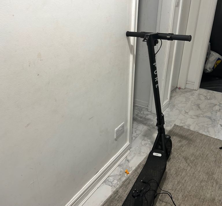 Pure Electric Scooter - Black, Good Condition