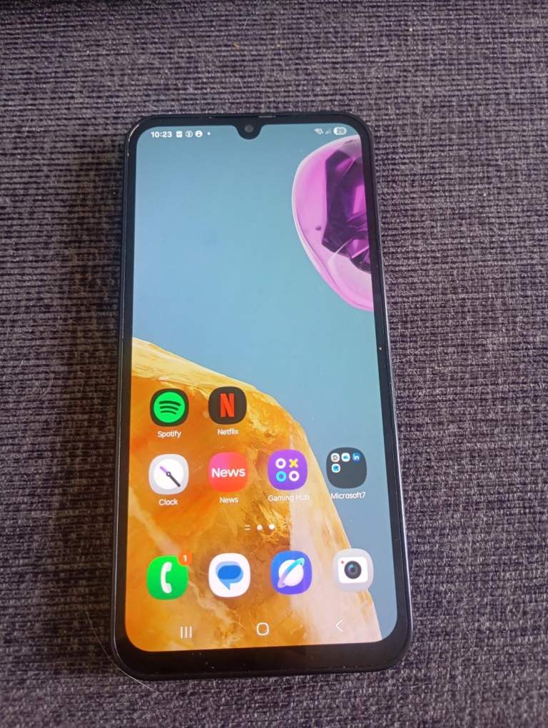Samsung Galaxy Phone - Blue, Good Condition