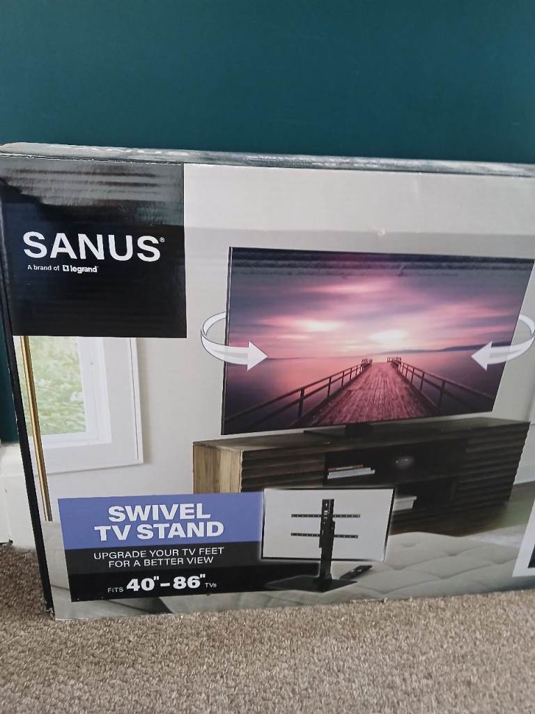 Swivel tv stand.