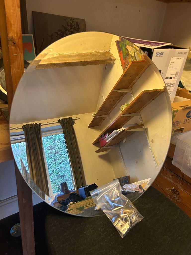 Round Ikea Bevelled Wall Mirror - Free