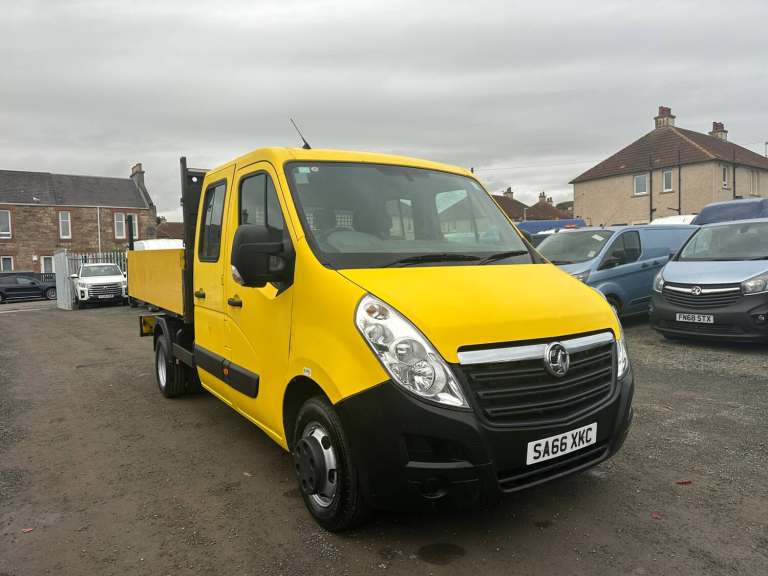2016 Vauxhall Movano 2.3 CDTI BiTurbo ecoFLEX H1 Crew Cab Tipper 136ps CHASSIS CAB Diesel Manual