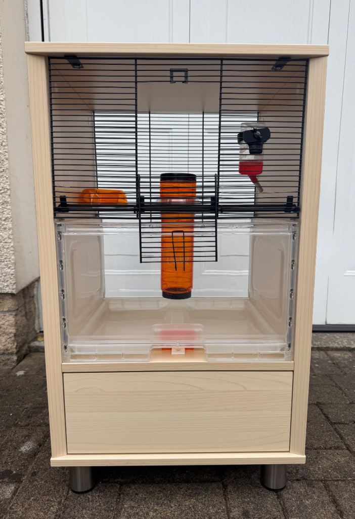 Gerbil or Hamster Cage with Storage
