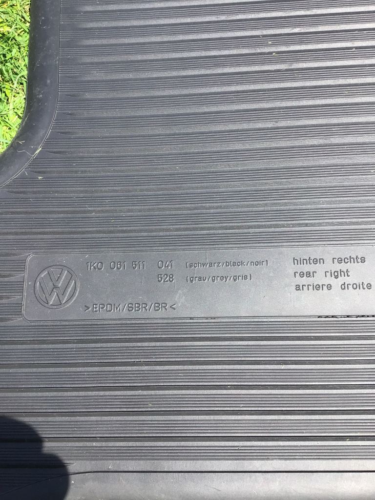 VW Golf Rubber Mats For mk7 Models