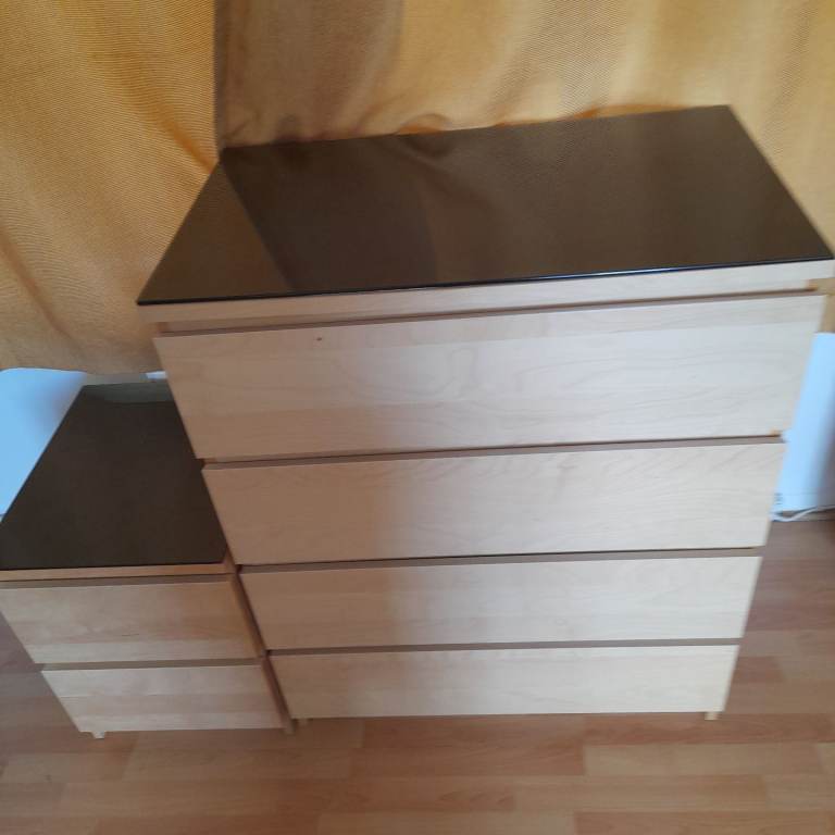 Ikea Malm chest of drawers/beside table