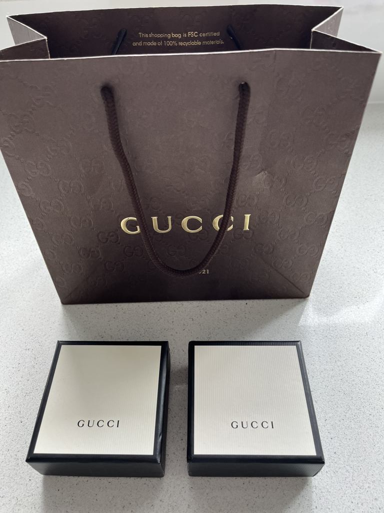 Gucci Toggle Heart Necklace & Bracelet Jewellery Set