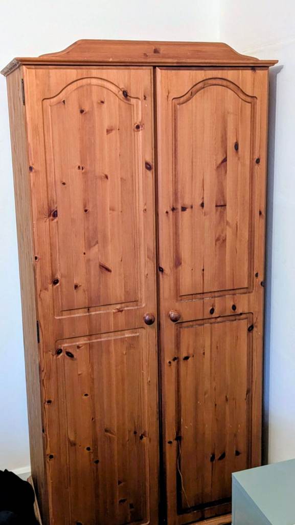 Solid wooden wardrobe